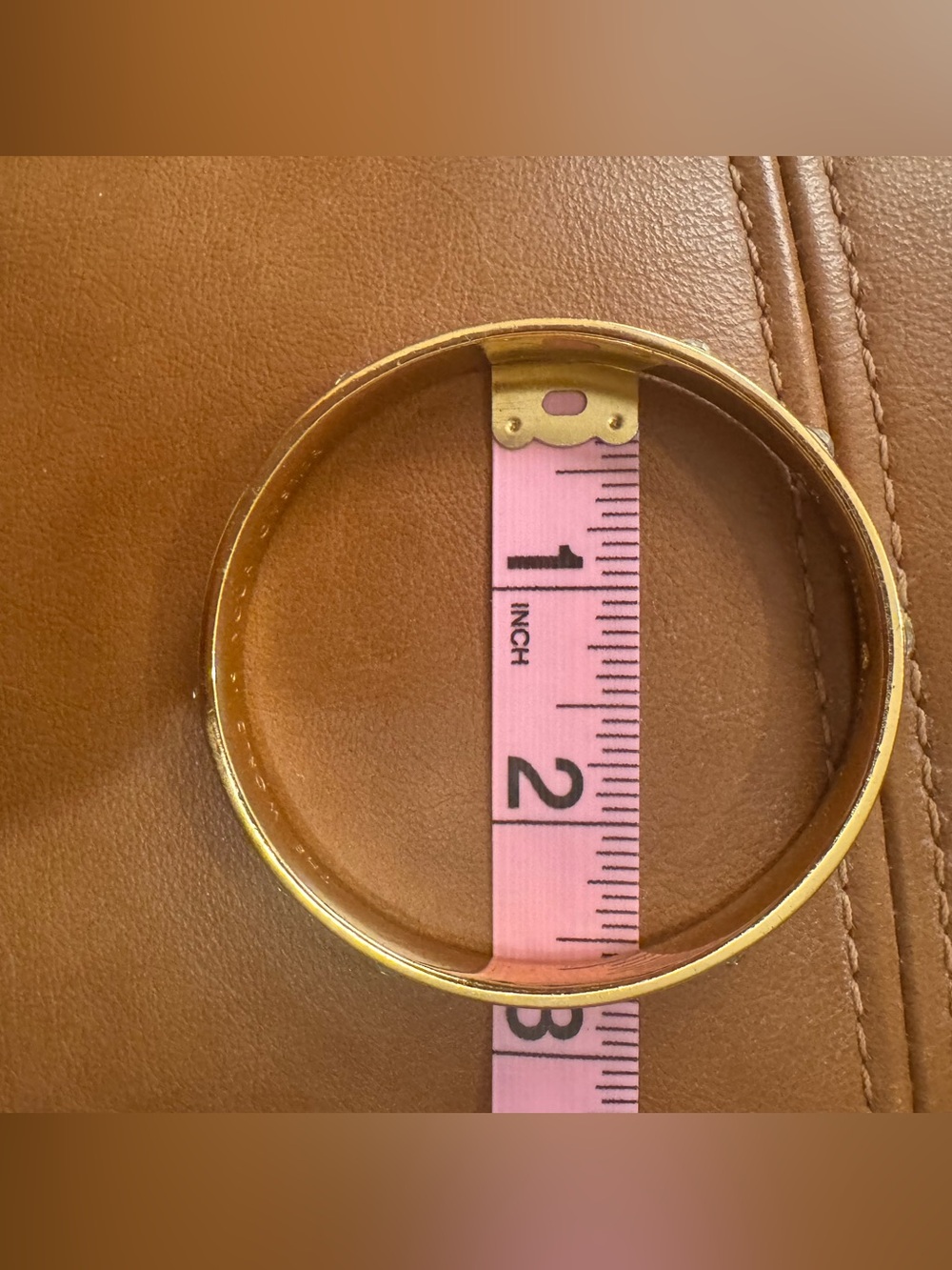 Kate Spade Pink Enamel Crystal Accent Bangle Bracelet - Picture 7 of 7